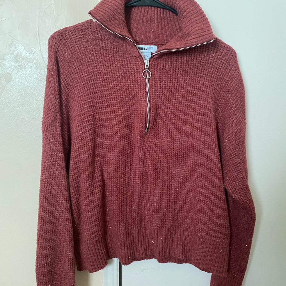 Half zipper sweater
